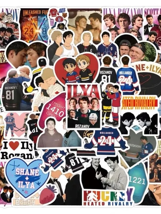 ☀️ 10pcs Mystery Heated Rivalry Sticker Bundle / Set - Picture 3 of 3